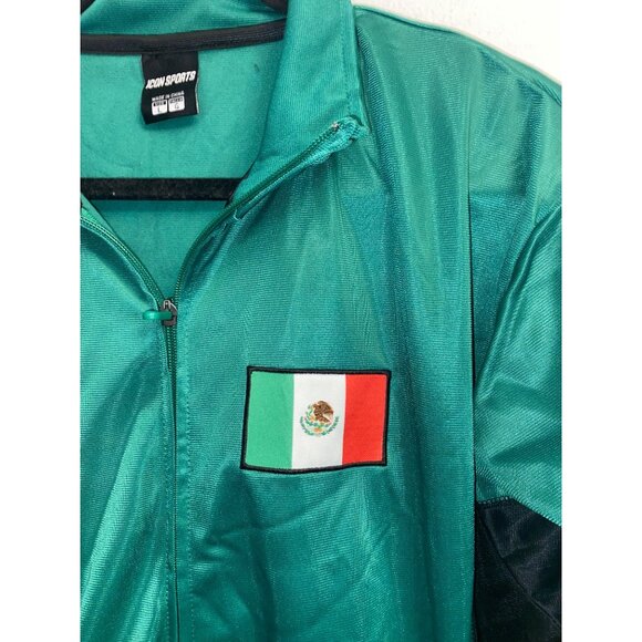 Icon Sports Officially Licensed Mexico Soccer Zip Training Soccer Track Jacket - Picture 2 of 7
